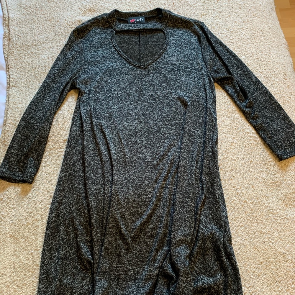 Gray dress!